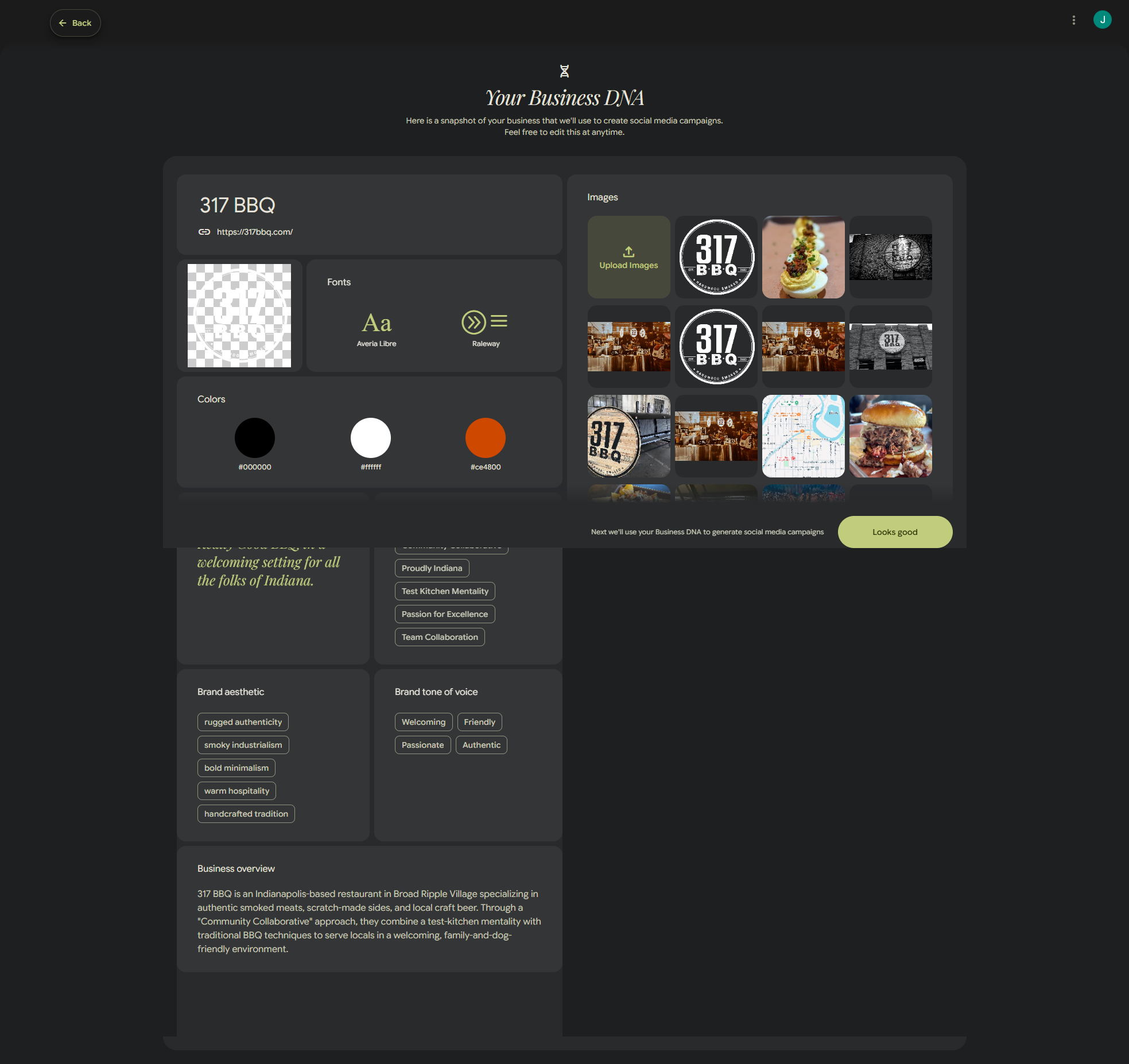 317 BBQ brand creative